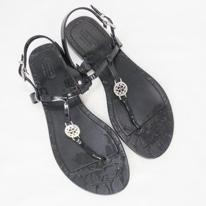 Coach Shoes Coach Pansy Black Jelly Sandals Size 939 Poshmark Coach Shoes Coach Pansy Black Jelly Sandals Size 939 Poshmark